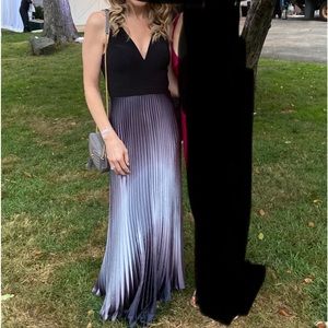 Bloomingdale’s Exclusive - Aqua Metallic Dress